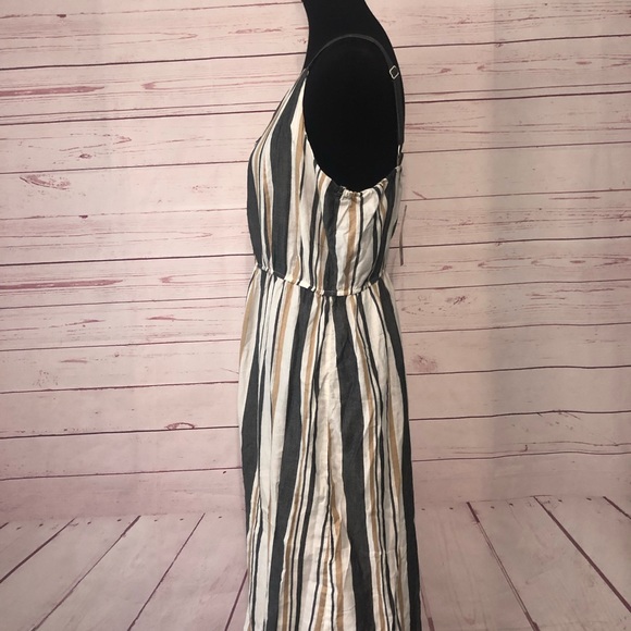 NWT Blush Button Down Striped Sundress - Picture 4 of 10